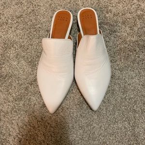 Brand new mules, white Alex and Alex